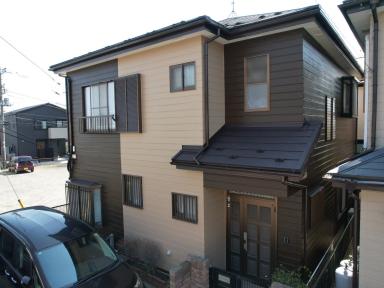 外壁塗装カバー工事が完了しました